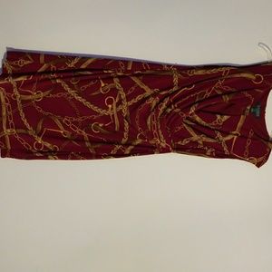 Ralph Lauren dress chain print